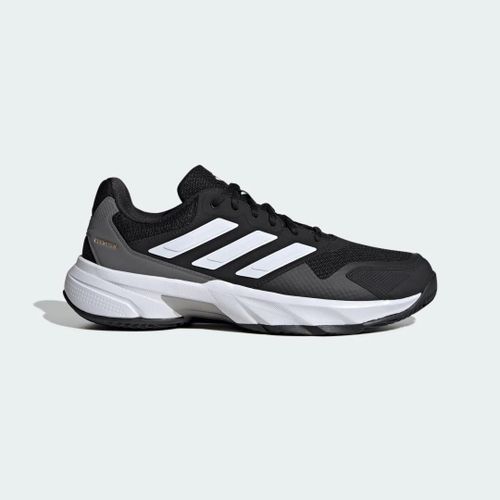 Chaussures De Tennis Terre Battue Courtjam Control 3 Adidas Core Black Cloud White Grey Four