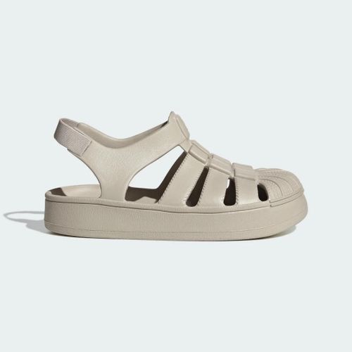 Chaussures Sandale Superstar Enfants Adidas Beige Beige Beige