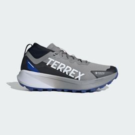 Chaussure De Trail Running Terrex Agravic Gtx Adidas - Charcoal Solid Grey / Semi Impact Orange / Semi Lucid Blue - 44