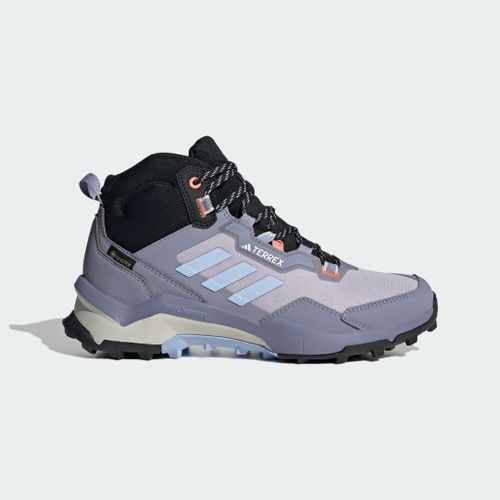 Chaussures De Randonnée Terrex Ax4 Mid Gorestex Adidas Silver Violet Blue Dawn Solar Gold