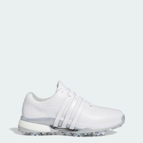 Chaussures De Golf Tour360 24 Boost Adidas Cloud White Cloud White Silver Metallic