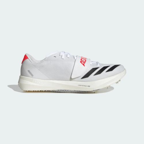 Chaussure D'Athlétisme Adizero Tj/Pv Adidas - Cloud White / Core Black / Lucid Red - 42