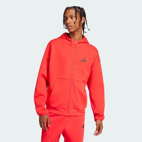 Veste À Capuche Entièrement Zippée Petit Logo Future Icons Adidas - Pure Ruby - L