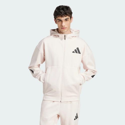 Nouvelle Veste De Survêtement À Capuche Entièrement Zippée Z.N.E. Adidas - Wonder Quartz - L