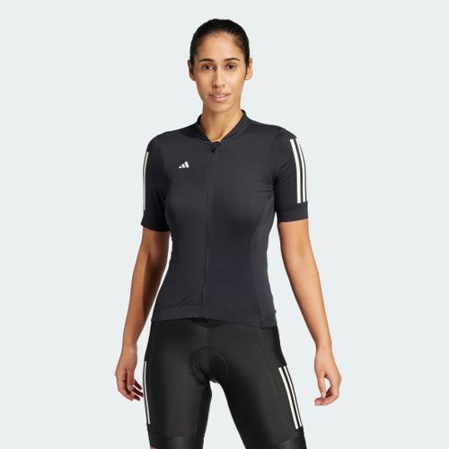 Maillot De Cyclisme 3 Bandes Tempo Adidas - Black - Xs