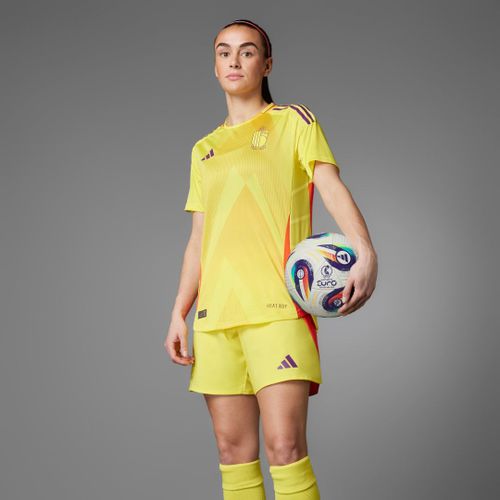 Maillot Extérieur Belgique 25 (Équipe Féminine) Authentique Adidas - Impact Yellow - Xl