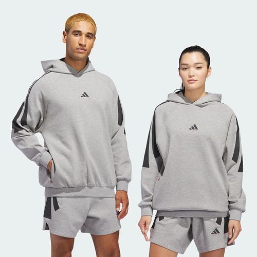 Sweat-Shirt À Capuche Adidas Basketball Spacer (Non Genré) Adidas - Medium Grey Heather - S