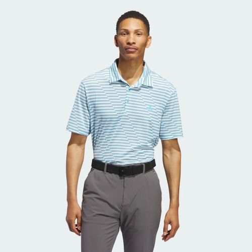 Polo Mesh Imprimé Ultimate365 Adidas - Semi Blue Burst / Ivory - S