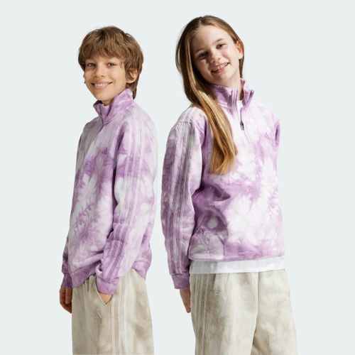 Sweat-Shirt Demi-Zip All Szn Tie-Dye Enfants Adidas - Preloved Purple - 7-8a