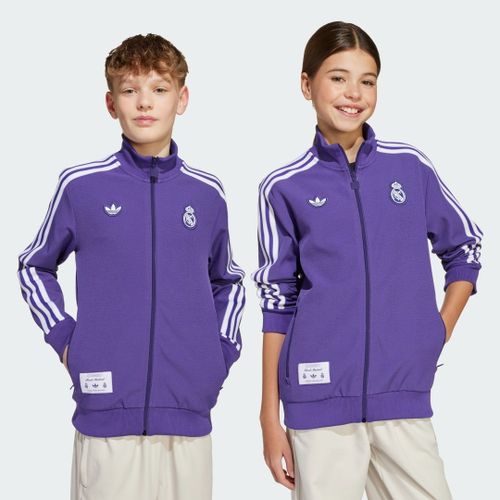 Track Top Real Madrid Terrace Icons Enfants Adidas - Purple - 7-8a