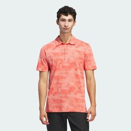 Polo mesh imprimé Go-To Adidas - Preloved Scarlet - S