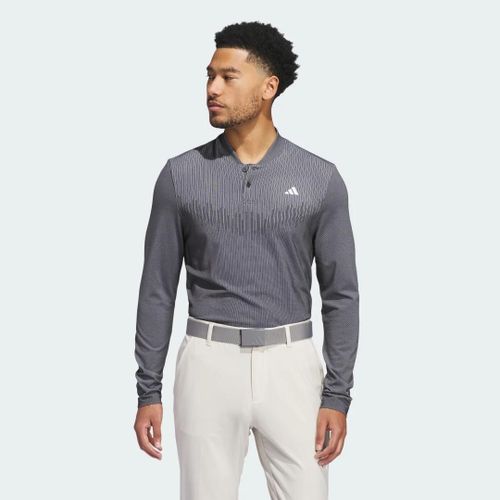 Ultimate365 Tour Primeknit Long Sleeve Polo Shirt Adidas - Black - 2xl