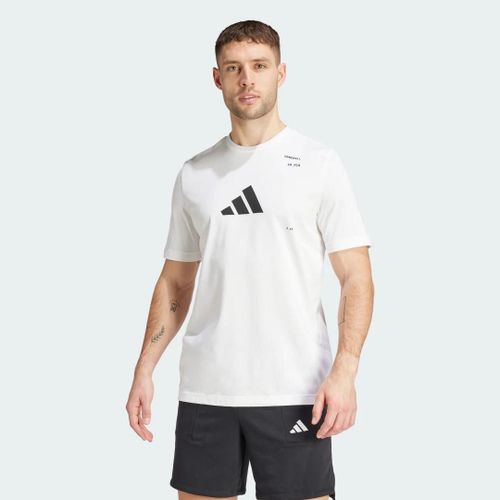 T-Shirt Graphique Handball Category Adidas - White - S
