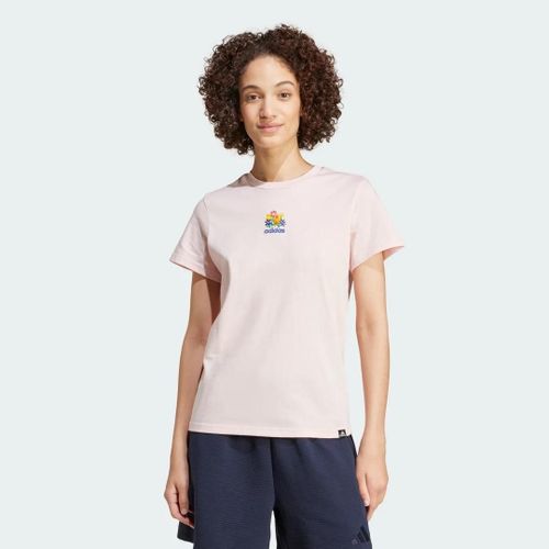 Soft Side Mini Graphic T-Shirt Adidas - Sandy Pink - M