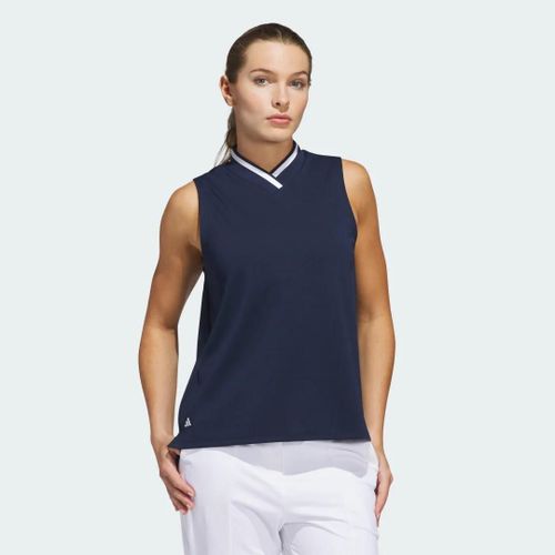 Polo Sans Manches Go-To Adidas - Collegiate Navy - Xs