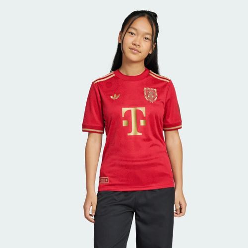 Maillot Fc Bayern Anniversary Enfants Adidas - Active Maroon / Dark Football Gold - 5-6a
