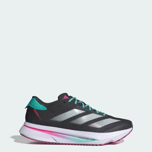 Chaussure De Running Adizero Sl2 Adidas - Carbon / Crystal Jade / Flash Aqua - 42