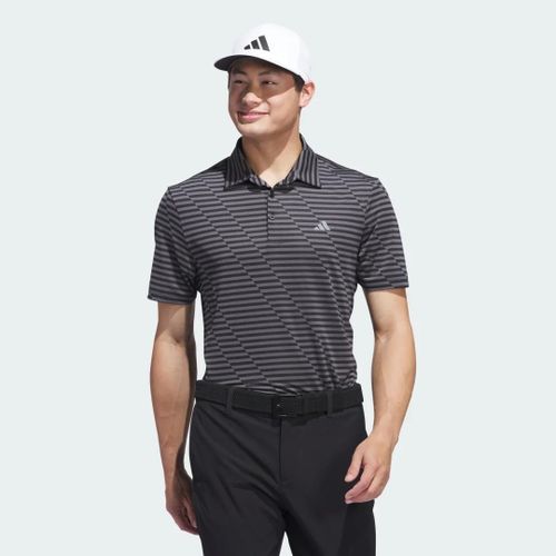 Polo Mesh Imprimé Ultimate365 Adidas - Black / Grey Five - S