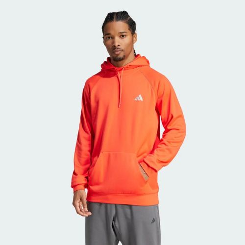 Sweat-Shirt À Capuche Petit Logo 3 Bandes Game And Go Training Adidas - Bright Red - M