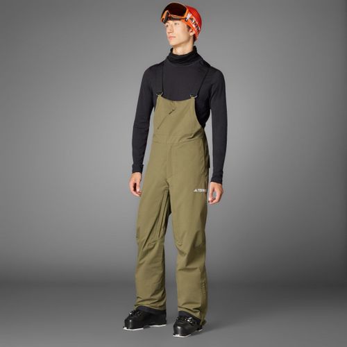 Pantalon À Bretelles Isolant 3 Couches Terrex Xperior Adidas - Olive Strata / White - M