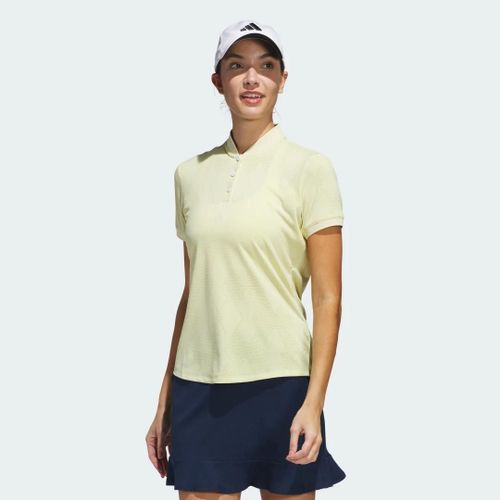 Polo Ultimate365 Diamond Jacquard Adidas - Powder Yellow - S