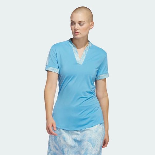 Polo Imprimé Ultimate365 Femmes Adidas - Semi Blue Burst - L