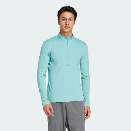 Haut Demi-Zip D'Entraînement Adidas - Mint Tone Mel - S