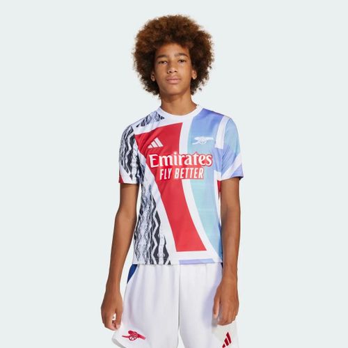 Maillot D'Échauffement Arsenal 24/25 Enfants Adidas - Better Scarlet / White / Black / Clear Aqua - 13-14a
