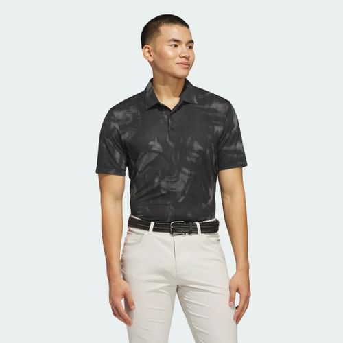 Polo Mesh Imprimé Ultimate365 Adidas - Black - Xl