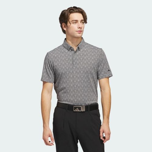 Polo À Rayures Imprimé Go-To Adidas - Grey Three Mel / Black - 2xl