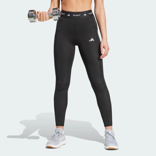 Legging Long Poche Dissimulée Techfit Adidas - Black - S