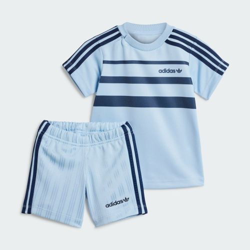 Shorts And Tee Set Kids Adidas - Clear Sky - 0-3m