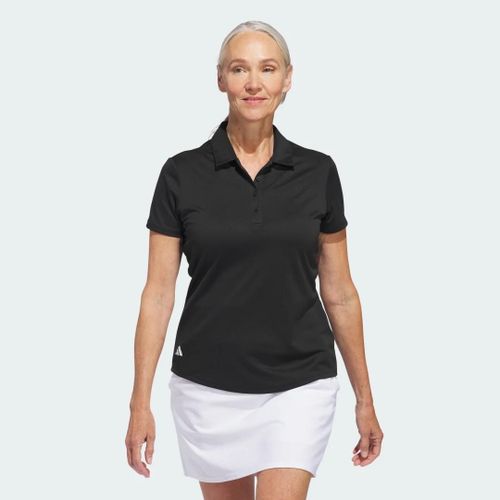 Polo À Manches Courtes Uni Performance Femmes Adidas - Black - L
