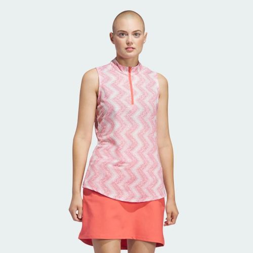 Polo Sans Manches Imprimé Ottomoan Ultimate365 Femmes Adidas - Preloved Scarlet - S