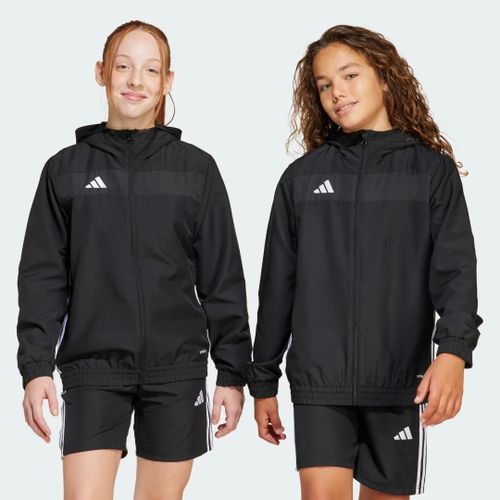 Sweat-Shirt À Capuche Toile Tiro 25 Essentials Enfants Adidas - Black / White - 5-6a