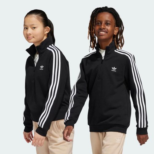 Adicolor 1/2 Zip Sweatshirt Kids Adidas - Black - 11-12a