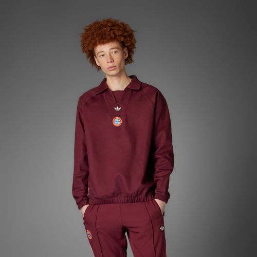 Haut D'Entraînement Fc Bayern Terrace Icons Adidas - Shadow Red - 2xl