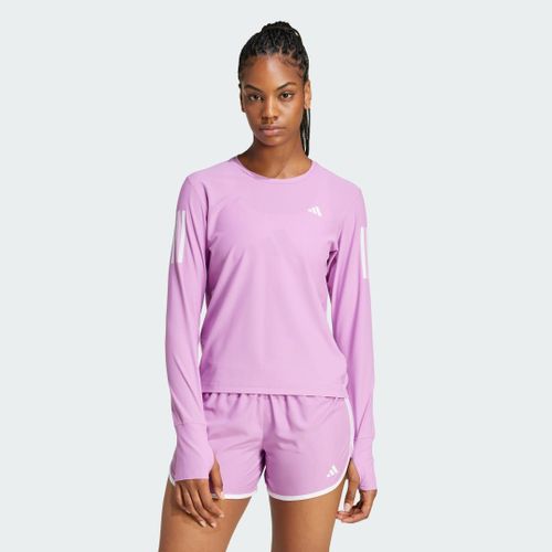 T-Shirt Manches Longues Own The Run Adidas - Preloved Purple - S