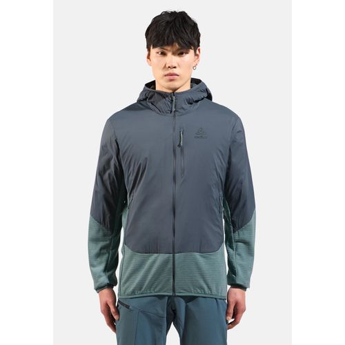 Odlo Veste Hybride Isolante En Laine Ascent Pour Homme, Xxl, Green