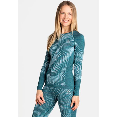 Odlo Haut À Manches Longues Blackcomb Pour Femme, M, Green