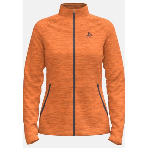 Odlo Pull Zippé Essentials Ceramiwarm Pour Femme, S, Orange
