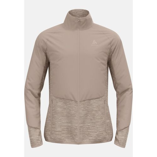 Odlo Veste Hybride Run Easy Warm Pour Homme, M, Beige