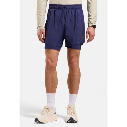Odlo Short De Running 2 En 1 5 Inch Zeroweight 2.0 Pour Homme, Xl, Blue