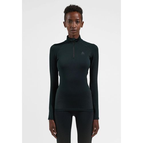 Odlo T-Shirt Technique À Col Montant ¿ Performance Warm Pour Femme, L, Black