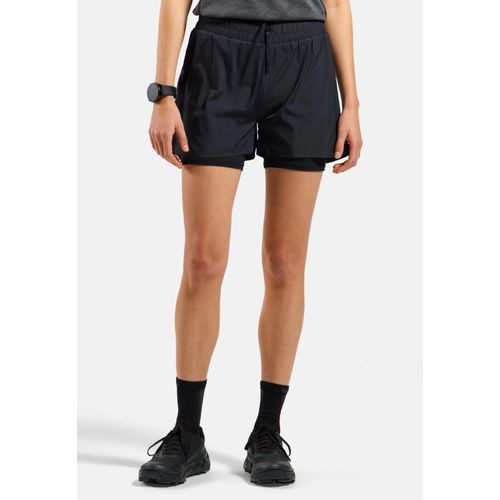 Odlo Short De Running 2 En 1 3 Inch Zeroweight 2.0 Pour Femme, Xs, Black