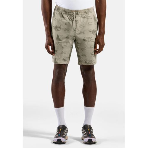 Odlo Short De Randonnée Imprimé Essentials Pour Homme, 52, Beige