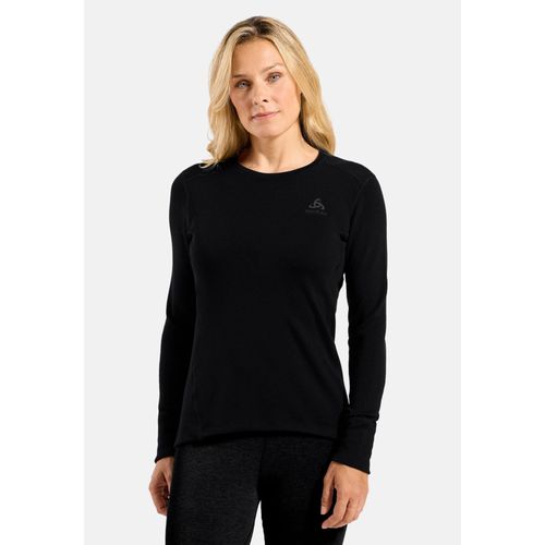 Odlo Haut Technique À Col Rond En Laine Mérinos 260 Natural Pour Femme, M, Black