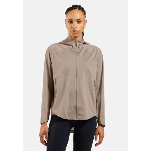 Odlo Veste Imperméable Active 365 Performance Knit Pour Femme, M, Beige