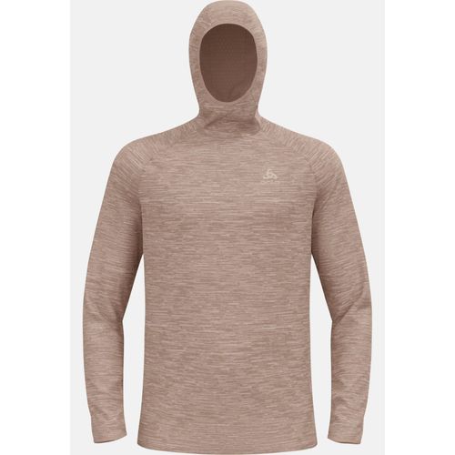 Odlo Sweat À Capuche Run Easy Pour Homme, Xxl, Beige