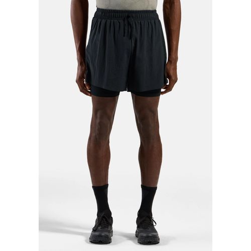 Odlo Short De Running 2 En 1 5 Inch Zeroweight 2.0 Pour Homme, L, Black